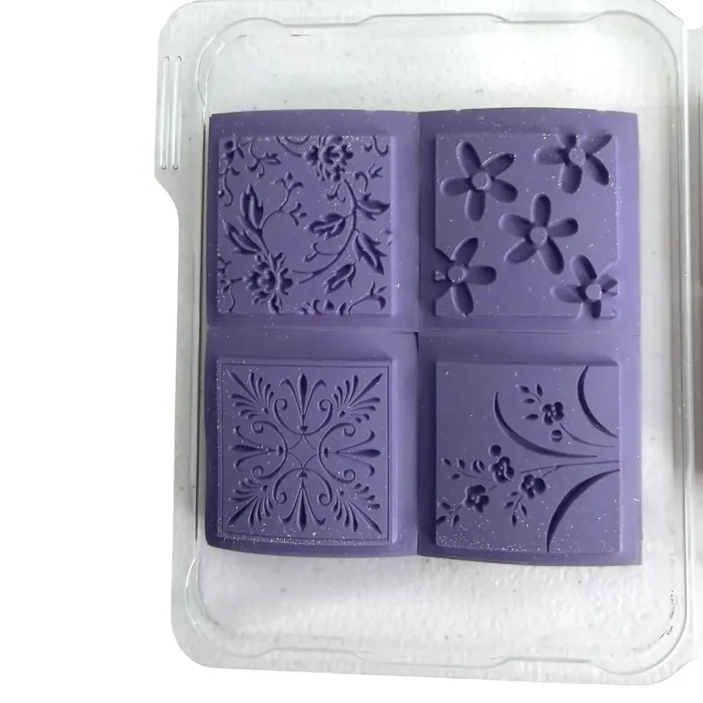 New in box Stampin’ Up set of 4 rubber stamps “Mostly flowers” - Picture 5 of 7